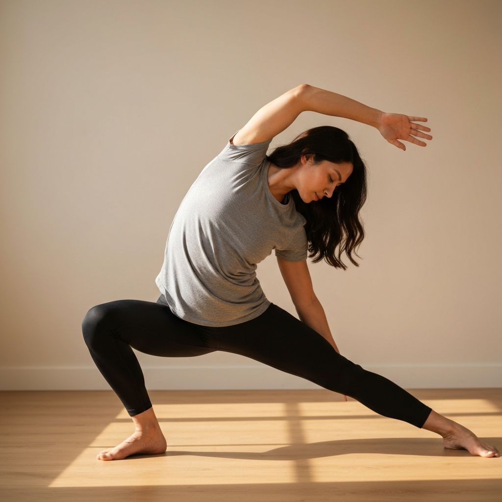 Gentle strengthening yoga exercises
